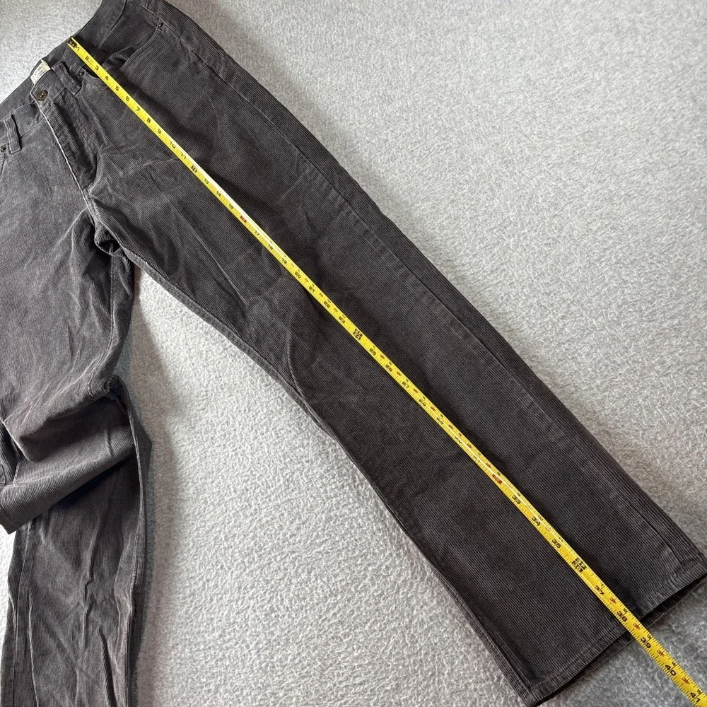J Crew Curdoroy Men's Pants 30x30 Vintage Slim Straight Gray Preppy Classic